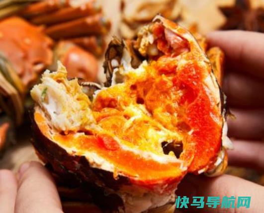 梭子蟹的蟹黄在外面能吃吗？梭子蟹颜色是肥的